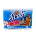 PAPEL SCOTT MIL HOJAS 12 ROLLO