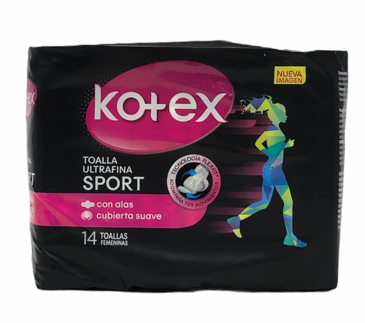 [7441008172536] TOALLA FEMENINA KOTEX C/A 14UN