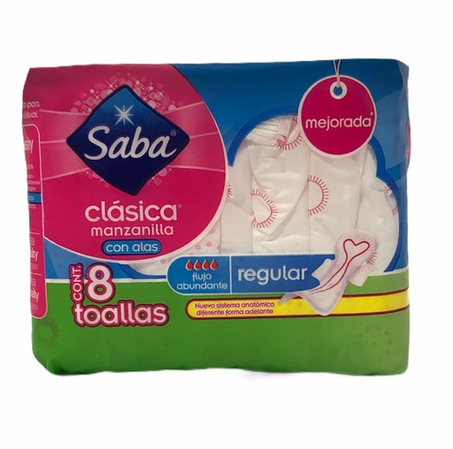 [7441057211637] TOALLA SABA C/ALAS CLASICA MAN