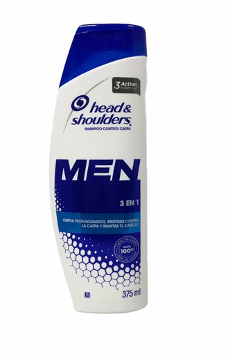 [7500435019491] SHAMPOO HEAD SHOULDERS MEN 375