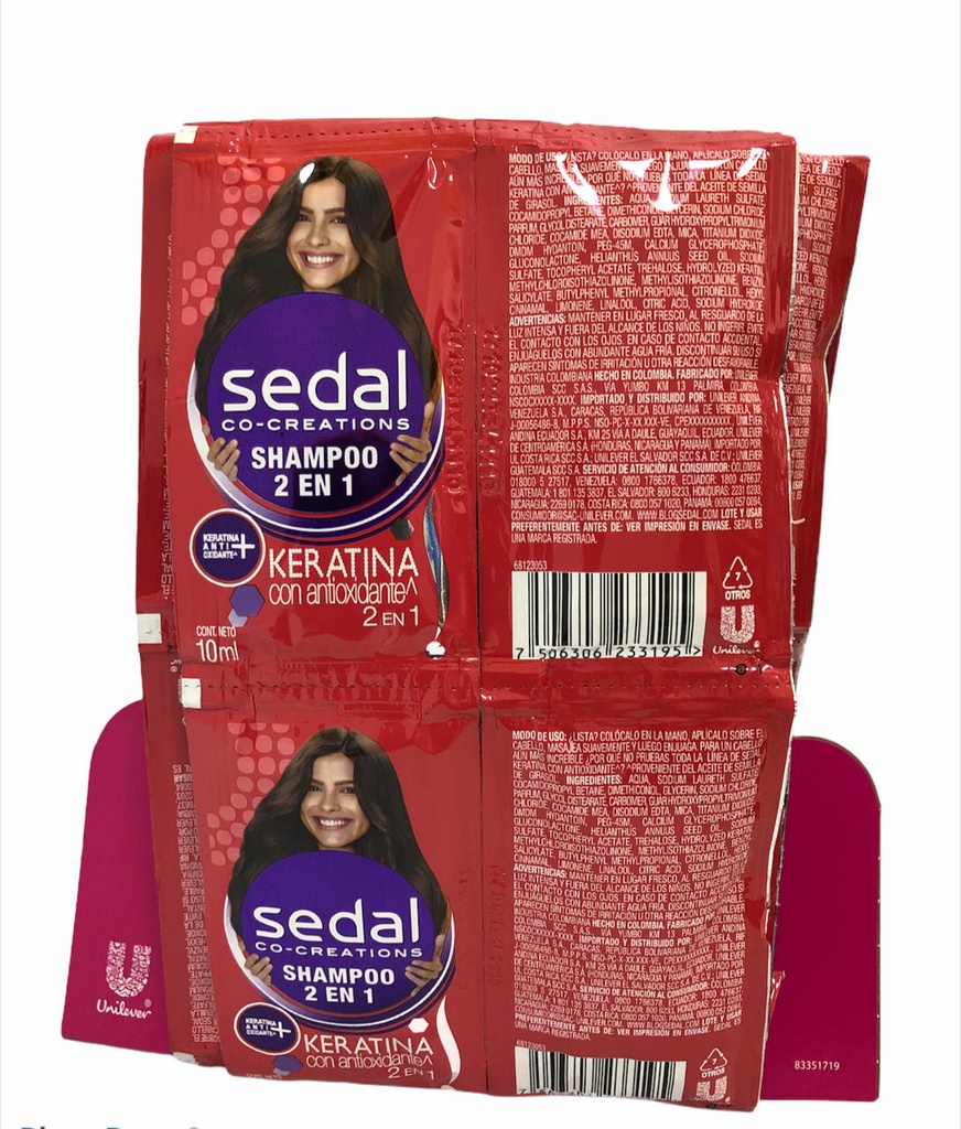 SHAMPOO SEDAL KERATINA 10ML RI Supermercado El Éxito