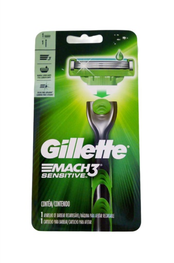 [7702018037803] GILLETTE MACH 3 SENSITIVE