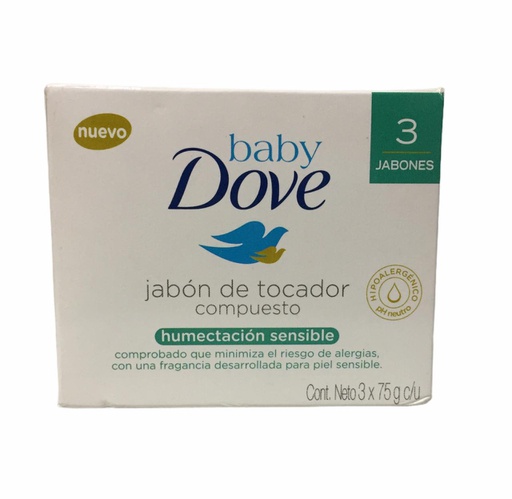 [7702191662977] JABON BABY DOVE H/SENSIBLE 3UN
