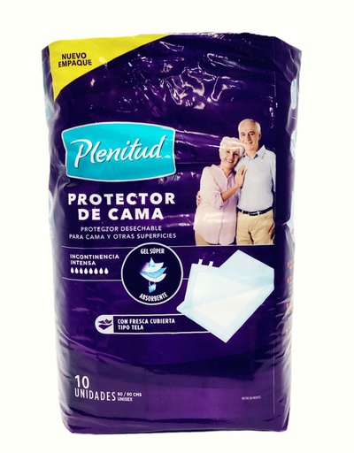 PLENITUD PROTECTOR CAMA X 10 UN