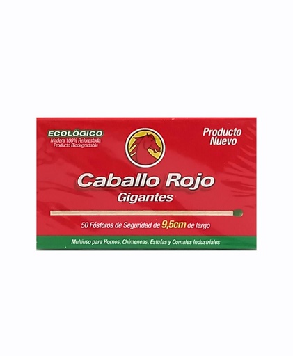 [7896080951096] FOSFORO GIGANTES CABALLO ROJO