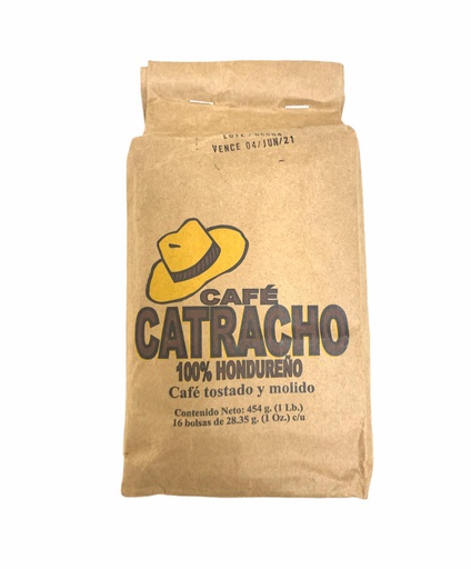 [752290600018] CAFE CATRACHO 1 LB