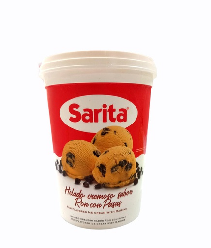 [7401090801646] HELADO SARITA RON CON PASAS LI