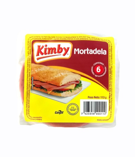 [7423358000110] MORTADELA KIMBY 113GR