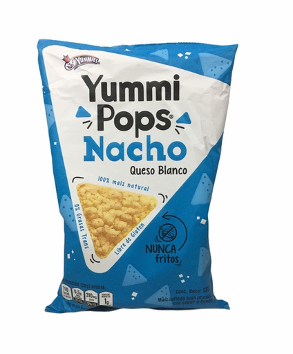 [750894612222] POPS NACHO QUESO BLANCO 130G 