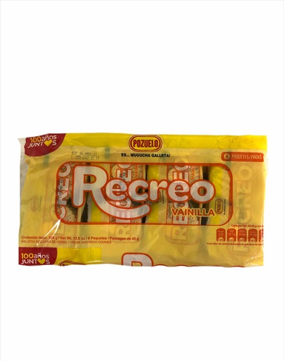 [7441163400697] GALLETA POZUELO RECREO 8 PAQ 4