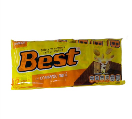 [756956001652] GALLETA BEST 12 UNID 22G