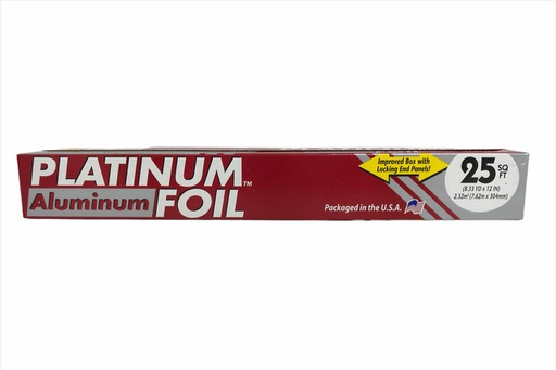 [035406220257] PAPEL ALUMINIO PLATINUM 25 FT