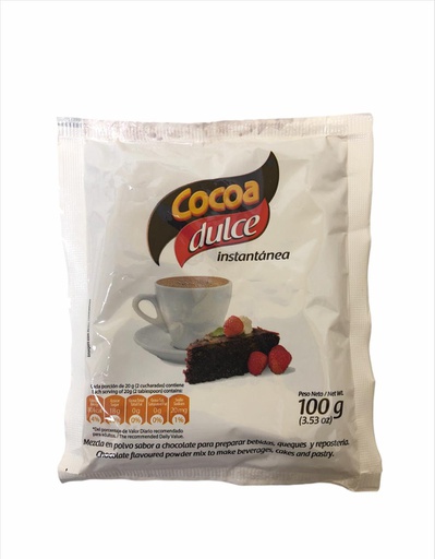 [7702007007985] COCOA DULCE BOLSA 100 GR