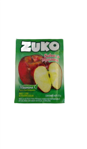 [7802800723782] ZUKO SABOR MANZANA 25G 