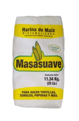 [752290080025] SAQ MASA SUAVE 25LBS