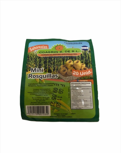 [7422410001034] MINI ROSQUILLA COAGRIN 20UNI