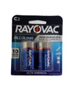 BATERIA RAYOVAC ALCALINA C2 MEDIANA