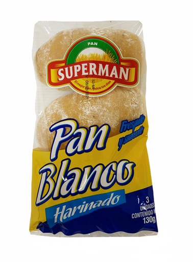 [7423410106224] PAN BLANCO HARINADO 3 UNIDA