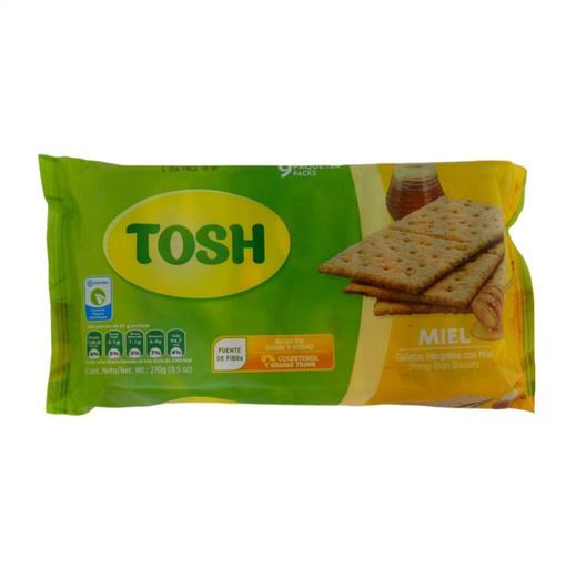 [086581009403] GALLETA TOSH MIEL 270G