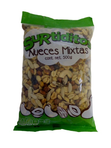 [760573090906] SURTIDITOS NUECES MIXTAS 500G