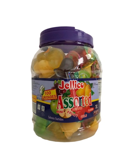 [6922300660002] GELATINA JELLICO ASSORTED 100U