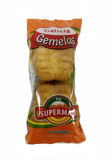 [7423410100628] GALLETA GEMELAS 6 UNIDADE