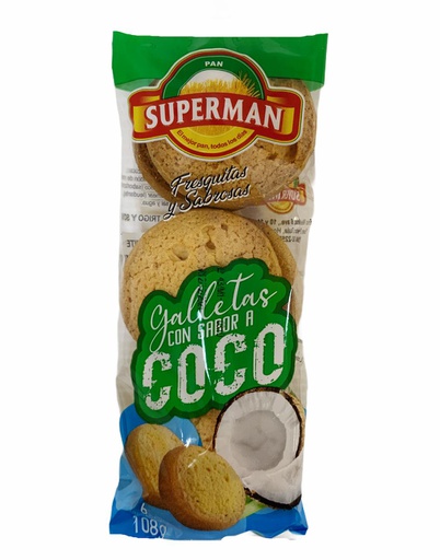 [7423410107153] GALLETA DE COCO 6 UNI