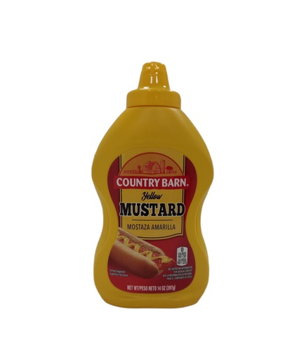 [035406029560] MOSTAZA COUNTRY BARN 16 OZ SQU