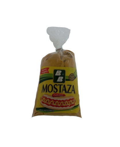 [738777140109] MOSTAZA TRADICIONAL B&amp;B 100G