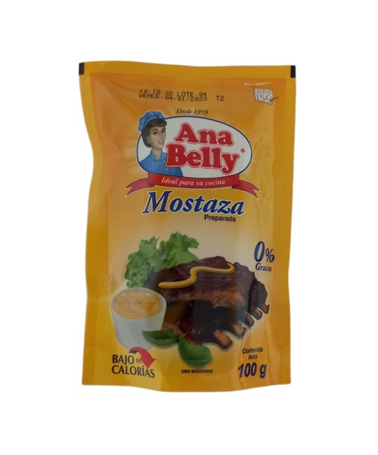 [7401137103160] MOSTAZA ANA BELLY 100 GR