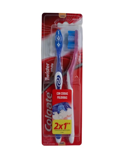 [7702010631689] CEPILLO COLGATE TWISTER BIPACK