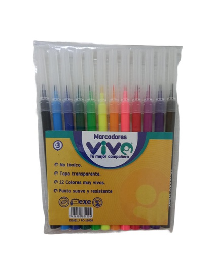 [7426500801504] MARCADOR ESCOLAR VIVO 12 UN PA