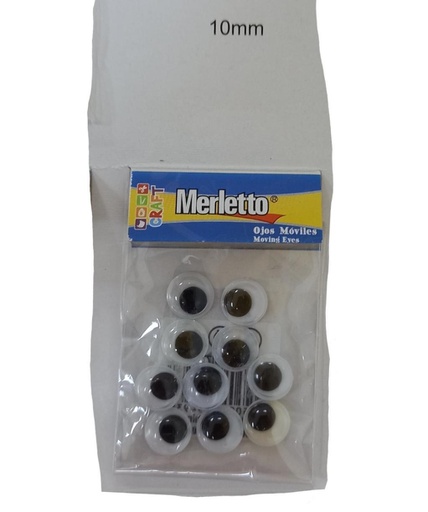 [7450007494938] OJOS ARTIFICIALES UNI MERLETTO 10mm