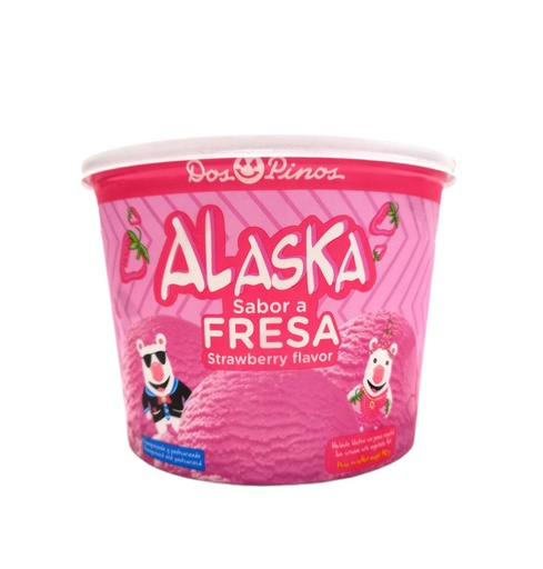 [7441001611520] HELADO FRESA ALASKA  1/2 GALON