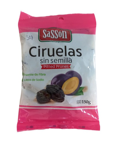 [760573070885] CIRUELAS S/SEMILLAS SASSON 150