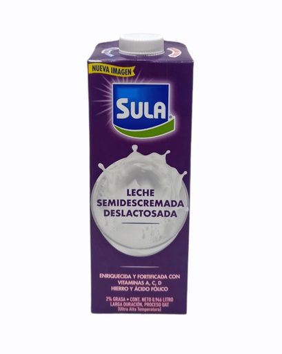 [7421000840817] LECHE EN CAJA DESLACTOSADA SULA TS DES