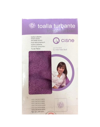 [8410347104507] TOALLA TURBANTE CISNE