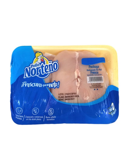 [7424101111121] PECHUGA DESH 2P S/P FRESCA NORTEÑO LIBRA