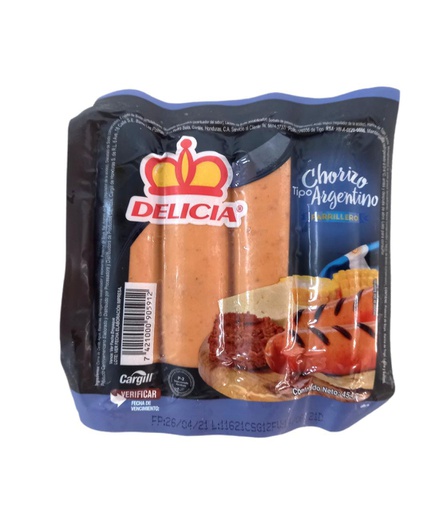 [7421000905912] CHORIZO ARGENTINO FRESCO DELIC