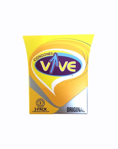 [7404001753669] CONDONES VIVE ORIGINAL 3 UNI