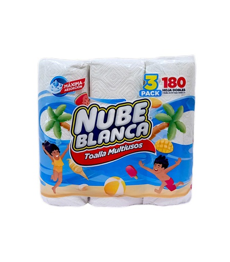 [766324305206] PAPEL TOALLA BLANCO NUBE BLANC