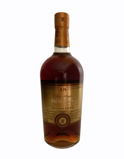 [7401005008184] RON BOTRAN AÑEJO 750 ML 18 AÑO