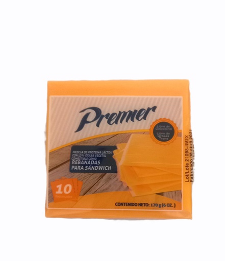 [7401000885117] QUESO PREMIER 170 G 10 UDS