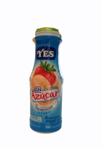 [787003000632] YOGURT YES LIGTH BANANO FRESA 