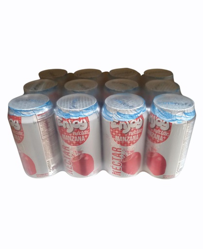 [7421600304672_2] CAJA DE NECTAR ENJOY MANZANA LATA 24 UNDS