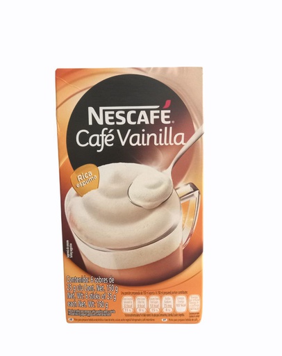 [7501059292543] NESCAFE CAPUCCINO VAINILLA 25G