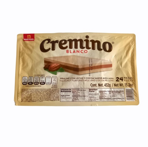 [7501088210525] CHOCOLATE CREMINO BLANCO 24 PI