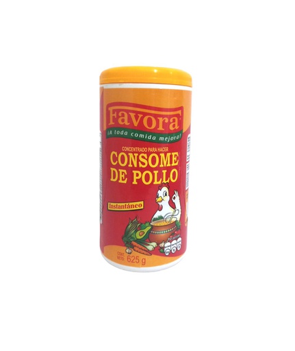 [759094020370] CONSOME DE POLLO FAVORA 650 G