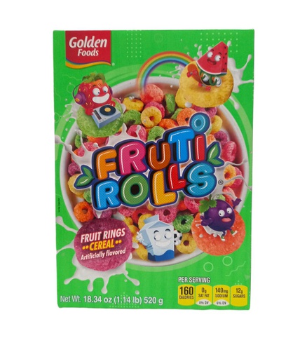 [7502233114545] FRUTI ROLLS GOLDEN 520 G