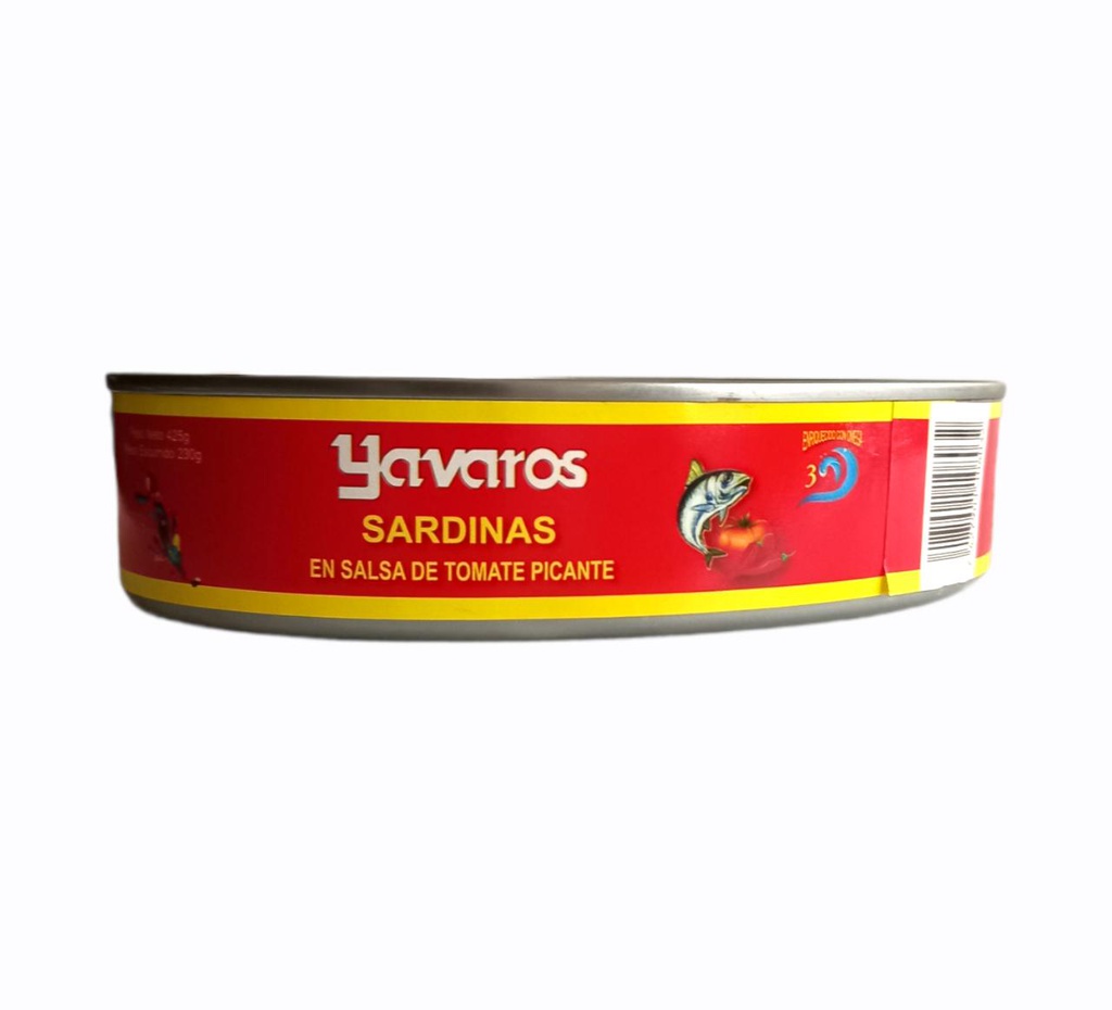 SARDINA YAVAROS PICANTE 425G | Supermercado El Éxito